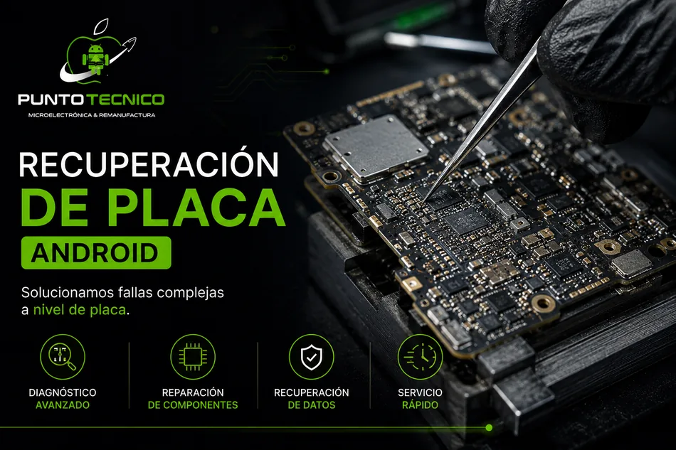 Recuperación de placa Android tras corto de línea